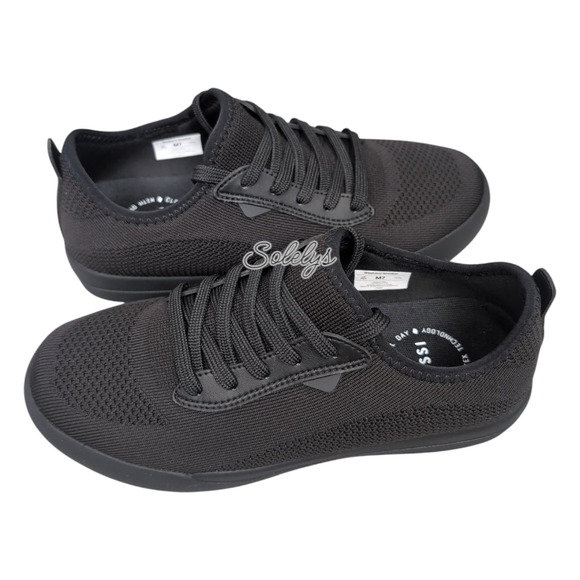 Vessi Weekend Mens 7 Womens 8 Space Black Waterproof Dyma-Tex Knit Sneaker - Picture 13 of 13